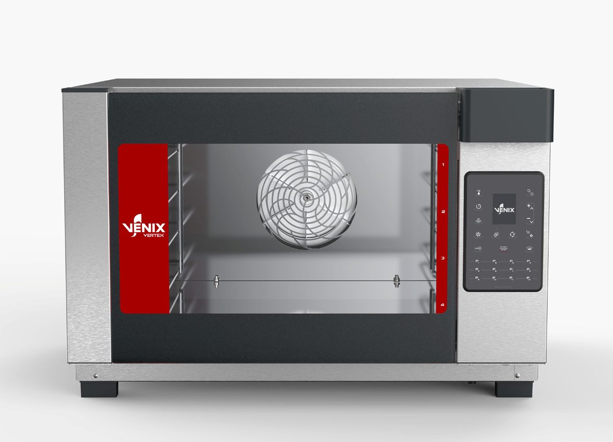 Vertex Convection Oven With Steam Digital / Autowash 3 Trays x 600×400 mm – GN 1/1
